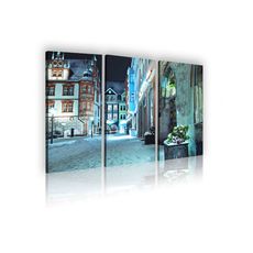 Tableau décoratif L 45 x H 100 cm (x3) - intérieur design, décoration moderne, art abstrait VM177 au meilleur prix au Maroc