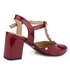 Escarpins à talons- Grenat au meilleur prix au Maroc