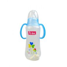 Biberon shaped col etroit poignee GM 300 ml Bleu au meilleur prix au Maroc