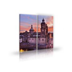 Tableau décoratif L 45 x H 100 cm(x2) - intérieur design, décoration moderne, art abstrait V160 au meilleur prix au Maroc