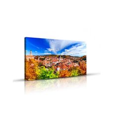 Tableau décoratif L100 x H 60cm - intérieur design, décoration moderne, art abstrait N51 au meilleur prix au Maroc