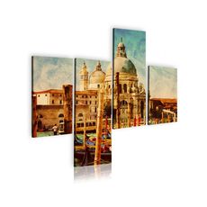 Tableau décoratif L40 x H 70 cm(x2) L 40 X H 100 cm - intérieur design, décoration moderne, art abstrait V81 au meilleur prix au Maroc