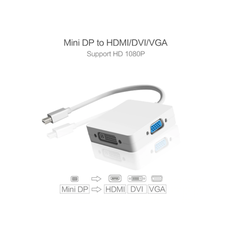 MINI DP DISPLAYPORT VERS HDMIDVI VGA DISPLAY PORT CABLE ADAPTATEUR au meilleur prix au Maroc