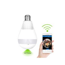 Ampoule Caméra Espion WiFi HD panoramique 360 au meilleur prix au Maroc