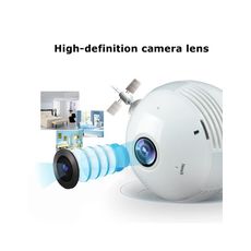 Ampoule camera espion wifi IP HD 360° avec Détection de mouvement au meilleur prix au Maroc
