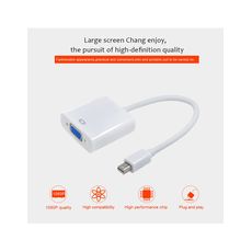 MINI DISPLAYPORT DISPLAY PORT MINI DP VERS VGA CABLE ADAPTATEUR 1080 P au meilleur prix au Maroc