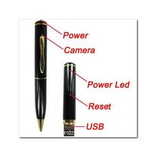 Stylo Caméra mémoire interne 4Go au meilleur prix au Maroc