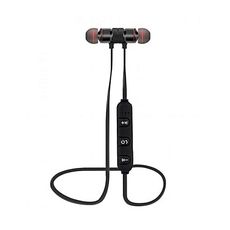 Écouteur bluetooth sport sans fil avec microphone - Noir au meilleur prix au Maroc