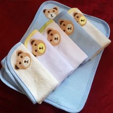 Pack de 6 Serviettes de toilette pour bébé Enfant Serviette de salive de bain en Fibre de bambou au meilleur prix au Maroc