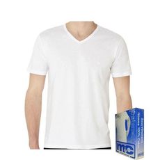 Sous-Vêtement Col V  MC - Blanc au meilleur prix au Maroc