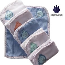 Pack de 6 Serviettes de toilette pour bébé Enfant Serviette de salive de bain en Fibre de bambou au meilleur prix au Maroc