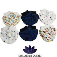 Miniworld ,6 paires de gants anti griffures en pur fibre de coton pour votre bébé au meilleur prix au Maroc