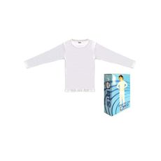 Sous-vêtements Manche longue Enfants Blanc 100% Coton au meilleur prix au Maroc