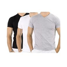 PACK 3 T-SHIRTS BODY 100% COTON au meilleur prix au Maroc