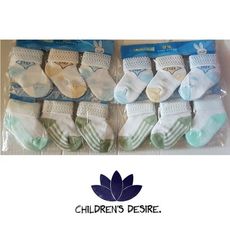 Baby chaussettes 12 paires unique pour votre bébé - NewBorn Bébé infantile Soft chaussette au meilleur prix au Maroc