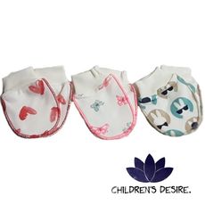 Miniworld ,3 paires de gants anti griffures en pur fibre de coton pour votre bébé au meilleur prix au Maroc