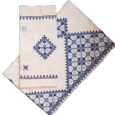 Drap housse et oreiller traditionnelle en coton pour lit bébé au meilleur prix au Maroc