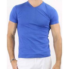 T-SHIRT BODY COL V MC BLEU ROI au meilleur prix au Maroc