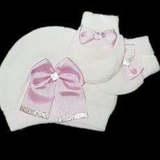 WAFFLE Turkey  , Pyjama Dors-bien de luxe en velours brodé en plus de gant et bonnet assortie au meilleur prix au Maroc