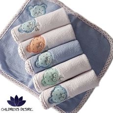 Pack de 6 Serviettes de toilette pour bébé Enfant Serviette de salive de bain en Fibre de bambou au meilleur prix au Maroc
