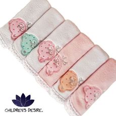 Pack de 6 Serviettes de toilette pour bébé Enfant Serviette de salive de bain en Fibre de bambou au meilleur prix au Maroc