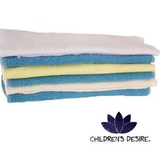 Pack de 6 Serviettes de toilette pour bébé Enfant Serviette de salive de bain en Fibre de bambou au meilleur prix au Maroc