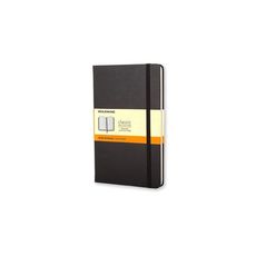 Carnet ligné Grand format Couverture rigide noire 13 x 21 cm au meilleur prix au Maroc
