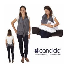 Top D'allaitement Gris Anthracite - Candide au meilleur prix au Maroc