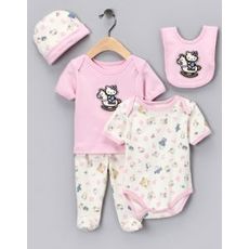 Ensemble 5pcs Cotton Organique 100% Hello Kitty au meilleur prix au Maroc