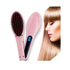 As Seen On TV Brosse lissante Magique électrique - Rose au meilleur prix au Maroc