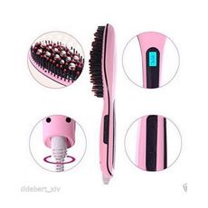 As Seen On TV Brosse lissante Magique électrique - Rose au meilleur prix au Maroc