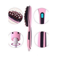 Pack Brosse lissante chauffante électrique + Brosse De Nettoyage Pour Visage 5 en 1 au meilleur prix au Maroc