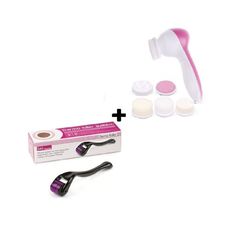 Pack Spécial Derma roller & Brosse de massage 5 en 1 au meilleur prix au Maroc