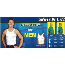 Débardeur Slim'N Lift Homme - blanc au meilleur prix au Maroc