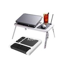 Table pliable pour PC LAP TOP Portable Réglable avec Ventilateur de Refroidissement Intégré au meilleur prix au Maroc