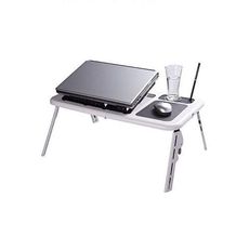 E-TABLE pliable pour PC Portable Réglable avec Ventilateur de Refroidissement Intégré au meilleur prix au Maroc
