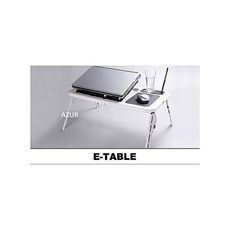 Table pliable pour PC LAP TOP Portable Réglable avec Ventilateur de Refroidissement Intégré au meilleur prix au Maroc