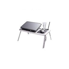Table pliable pour PC Portable Réglable avec Ventilateur de Refroidissement Intégré au meilleur prix au Maroc