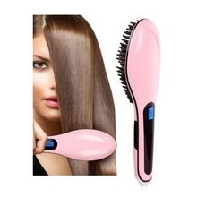 Brosse Magique lissante électrique - Rose au meilleur prix au Maroc