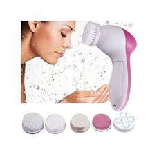 Brosse de nettoyage pour visage 5 en 1 -soins de la peau et massage au meilleur prix au Maroc