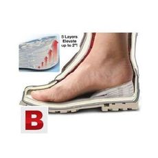 Semelles Rehaussantes 5 cm B-TALL ELEVATE au meilleur prix au Maroc