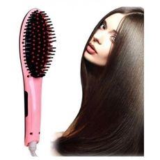 Brosse Magique lissante électrique - Rose au meilleur prix au Maroc