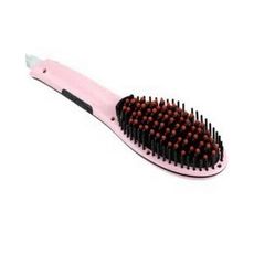 Brosse lissante Magique électrique - Rose au meilleur prix au Maroc