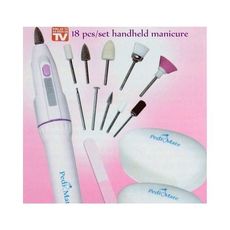 18 Pcs/Set Poche Pedi Mate Nail Outil De Pied Manucure Électrique Sander Pédicure Soins Des Pieds Outil Élimine En Douceur au meilleur prix au Maroc