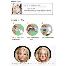 Pack Brosse électrique + Brosse De Nettoyage Pour Visage 5 en 1 au meilleur prix au Maroc