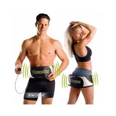 Ceinture vibratoire vibrante pour massage - Gris et noir au meilleur prix au Maroc