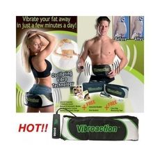Ceinture vibratoire vibrante pour massage - Gris et noir au meilleur prix au Maroc