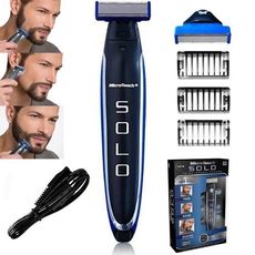 Tondeuse-Rasoir-Traceur intelligent Rechargeable 3 en 1 Rasage & Finition -Barbe-Moustache-Pattes-Bouc au meilleur prix au Maroc