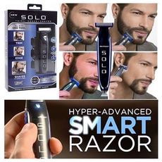 Micro-rasoir Solo tout-en-un avec lame interchangeable en acier inoxydable et éclairage LED au meilleur prix au Maroc
