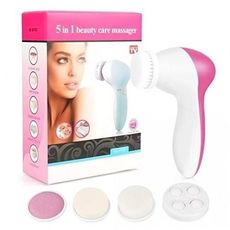 UNIVERSAL 5 in 1 Beauty Care Brush Massager Scrubber Face Skin Care Electric Facial Cleanser au meilleur prix au Maroc